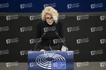 Plenartagung über Tiertransporte im EU-Parlament in Straßburg