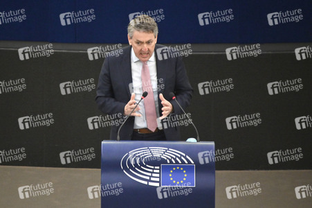 Plenartagung über Tiertransporte im EU-Parlament in Straßburg