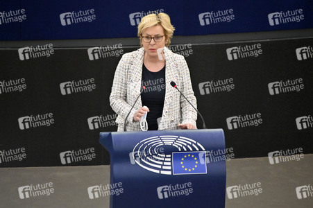 Plenartagung über Tiertransporte im EU-Parlament in Straßburg