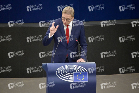 Plenartagung über Tiertransporte im EU-Parlament in Straßburg