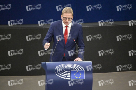 Plenartagung über Tiertransporte im EU-Parlament in Straßburg