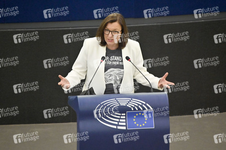 Plenartagung über Tiertransporte im EU-Parlament in Straßburg