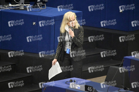 Plenartagung über Tiertransporte im EU-Parlament in Straßburg