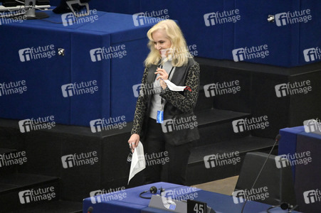 Plenartagung über Tiertransporte im EU-Parlament in Straßburg