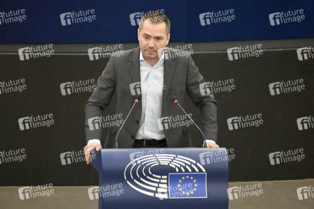 Plenartagung über Tiertransporte im EU-Parlament in Straßburg