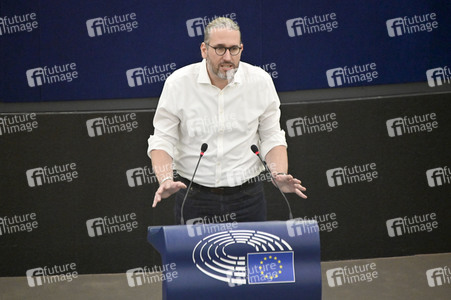 Plenartagung über Tiertransporte im EU-Parlament in Straßburg