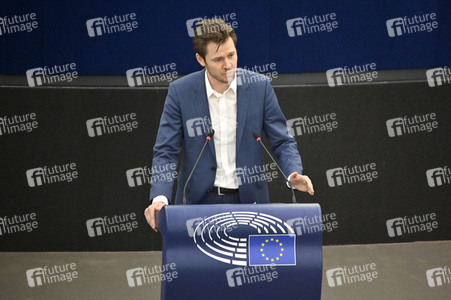 Plenartagung über Tiertransporte im EU-Parlament in Straßburg