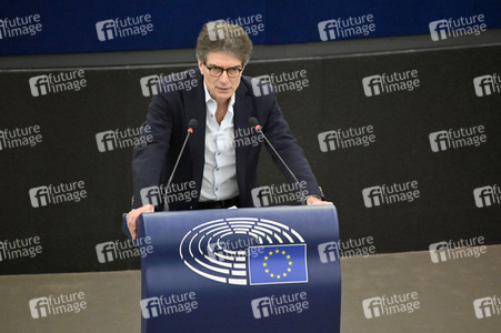 Plenartagung über Tiertransporte im EU-Parlament in Straßburg