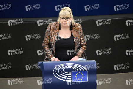 Plenartagung über Tiertransporte im EU-Parlament in Straßburg