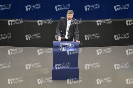Plenartagung über Tiertransporte im EU-Parlament in Straßburg