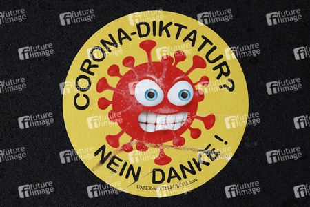 Coronademo in Düsseldorf