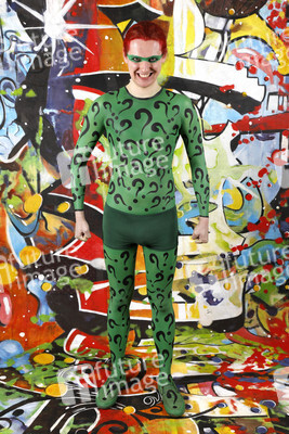 GEEK ART: Joker meets Riddler Bodypainting