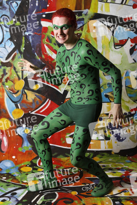 GEEK ART: Joker meets Riddler Bodypainting