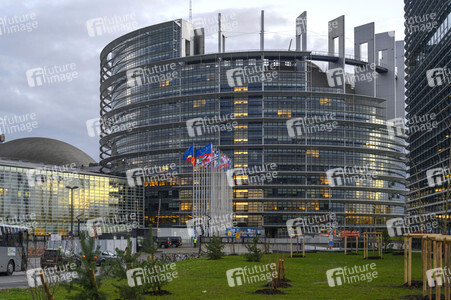 EU-Flaggen in Straßburg