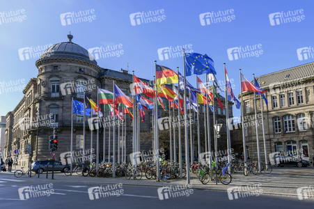 EU-Flaggen in Straßburg