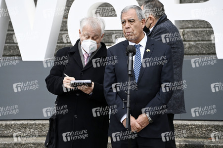 Pressestatements von Wolfgang Sobotka, Mickey Levy und Bärbel Bas in Berlin