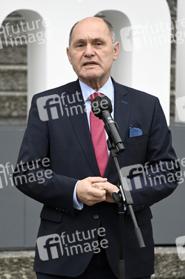 Pressestatements von Wolfgang Sobotka, Mickey Levy und Bärbel Bas in Berlin