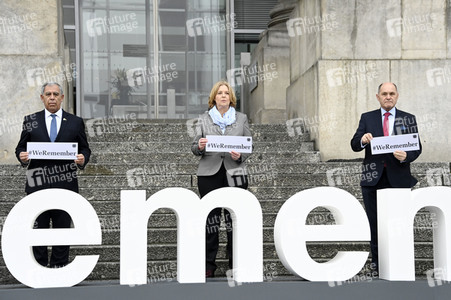 Pressestatements von Wolfgang Sobotka, Mickey Levy und Bärbel Bas in Berlin