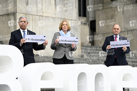 Pressestatements von Wolfgang Sobotka, Mickey Levy und Bärbel Bas in Berlin