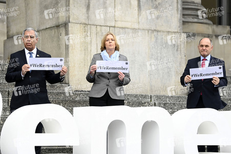 Pressestatements von Wolfgang Sobotka, Mickey Levy und Bärbel Bas in Berlin