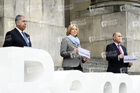 Pressestatements von Wolfgang Sobotka, Mickey Levy und Bärbel Bas in Berlin