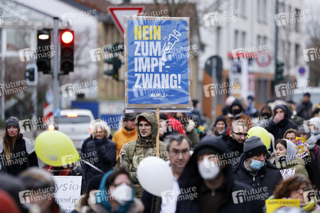 Coronademo in Düsseldorf
