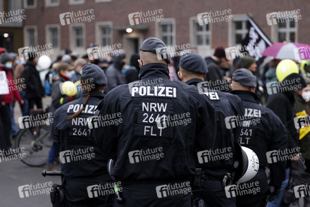 Coronademo in Düsseldorf