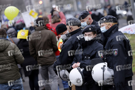 Coronademo in Düsseldorf