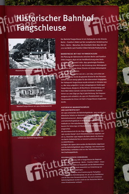 Bahnhof Fangschleuse in Grünheide