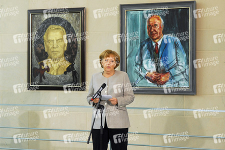 Angela Merkel am Girls' Day in Berlin