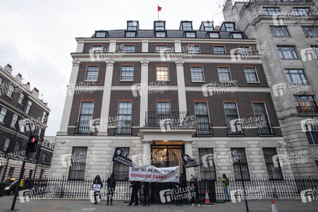 Demonstration gegen Menschenrechtsverletzungen in China in London