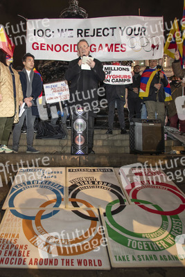 Demonstration gegen Menschenrechtsverletzungen in China in London