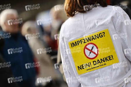 Coronademo in Düsseldorf