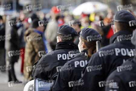 Coronademo in Düsseldorf