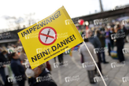 Coronademo in Düsseldorf