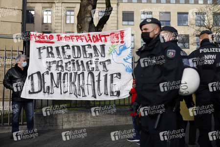 Coronademo in Düsseldorf