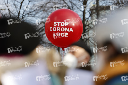 Coronademo in Düsseldorf