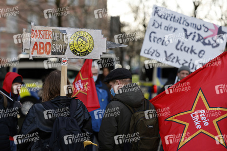 Coronademo in Düsseldorf