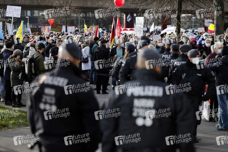 Coronademo in Düsseldorf