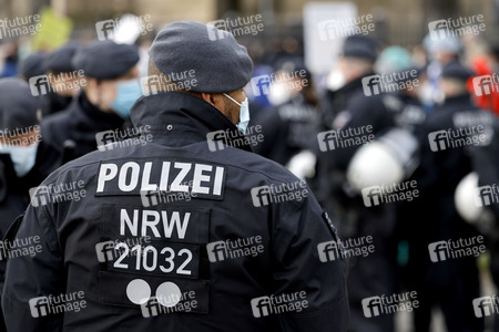 Coronademo in Düsseldorf