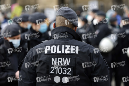 Coronademo in Düsseldorf