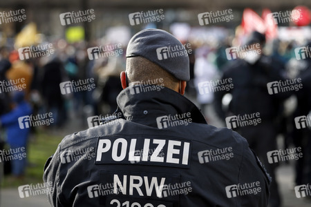 Coronademo in Düsseldorf