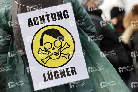 Coronademo in Düsseldorf