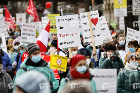 Coronademo in Düsseldorf