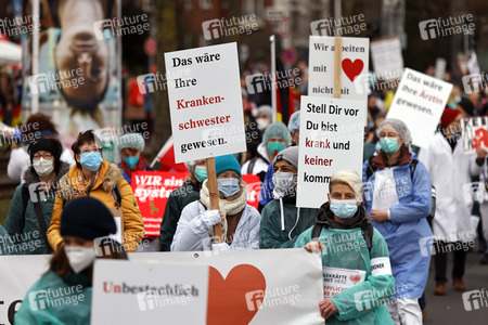 Coronademo in Düsseldorf