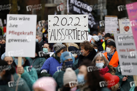 Coronademo in Düsseldorf