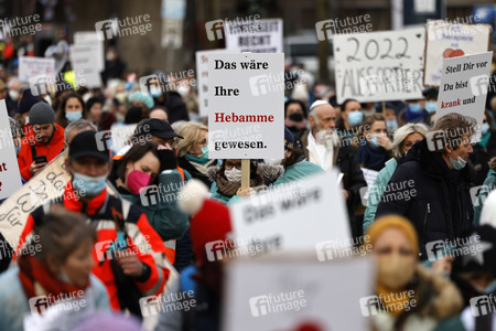 Coronademo in Düsseldorf