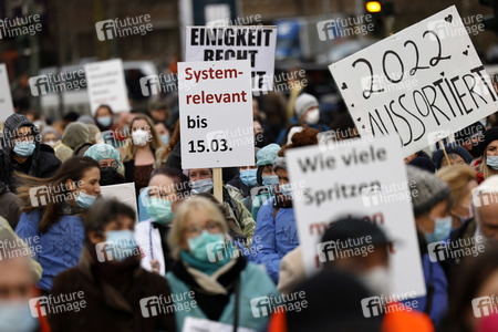 Coronademo in Düsseldorf