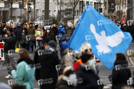 Coronademo in Düsseldorf