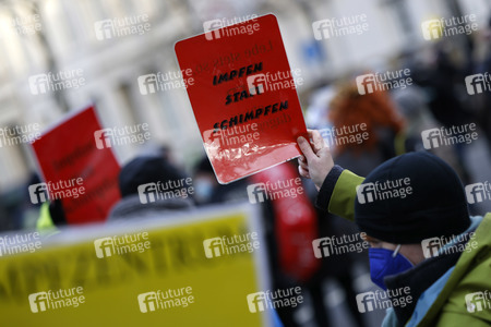 Coronademo in Düsseldorf